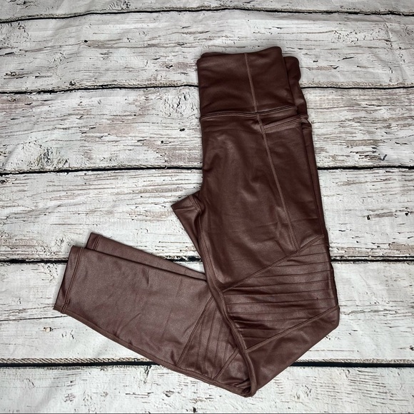 Athleta Inclination Shimmer Moto Tight Size S - Picture 4 of 7